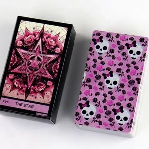 Pink Gothic Tarot - Tarot Card Deck -  78 Card Deck Divination Wisdom Oracle
